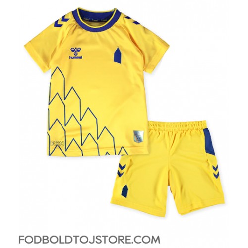 Everton Tredje sæt Børn 2022-23 Kortærmet (+ Korte bukser)
